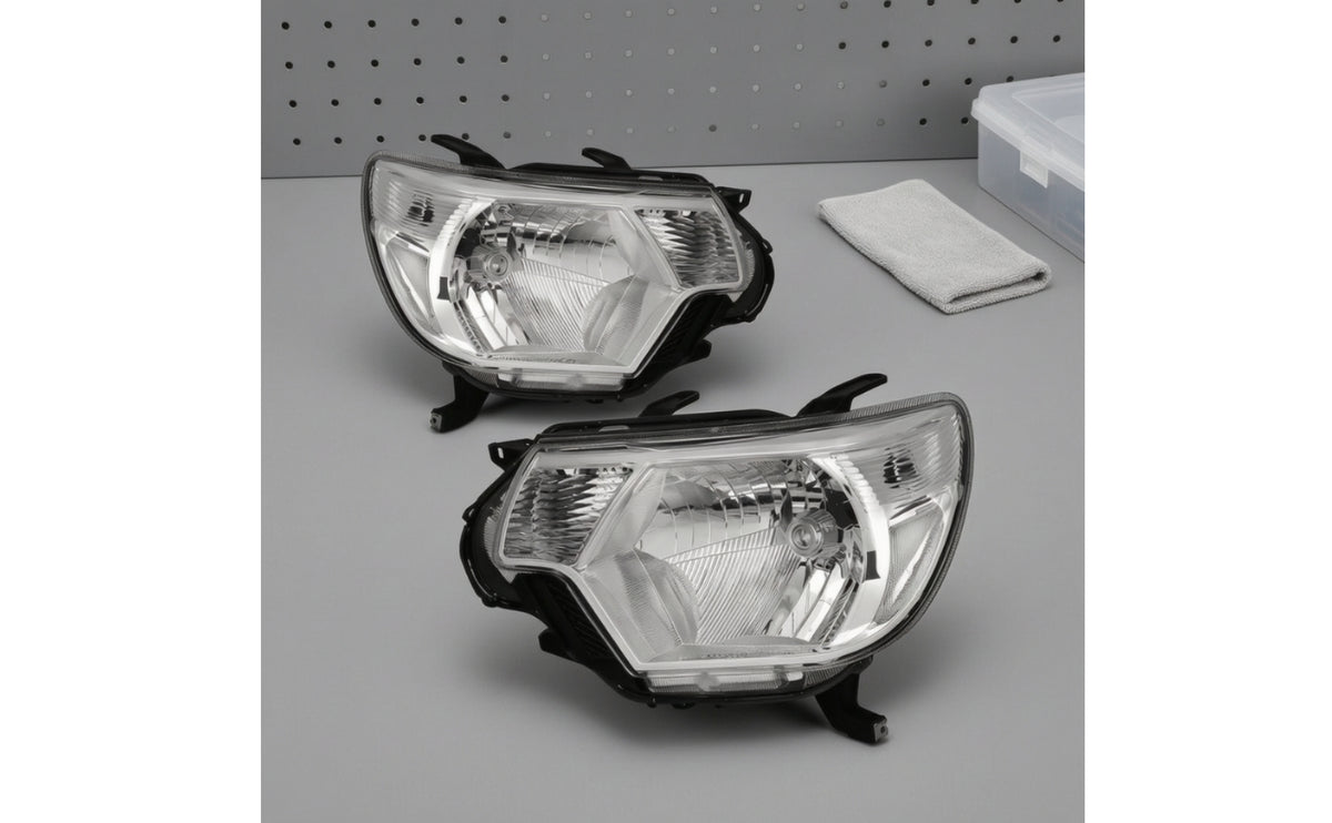 Front Headlight Assembly Clear Lens Headlight Assembly Replacement Vehicle Lighting