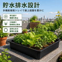 Seedling Tray, Sowing, Plant Growing, Planting Tray, Plastic, 12cm, Modular, Suitable for Rooftop Greening