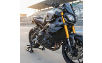 PETG Motorcycle Winglet Heat-Resistant Plastic Motorcycle Side Airflow Fin Sporty Look Side Winglet for Racing, Track