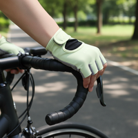 SWEE Half Finger Cycling Gloves for Men and Women, Mountain Bike and Fitness Sports Gloves with Anti-Slip and Shock Absorption