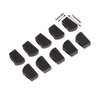 10 Pieces Tapered Rubber Replacement Damper Noise-Reducing Digital Piano Key Damper Keyboard Rubber Wedge for Technicians, Pianists
