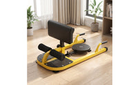 Deep Squat Machine with Rotating Disc Non Slip Assisted Knee Bend Machine with Handles Ergonomic Fitness Equipment for Home Gym