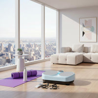 Home Workout Whole Body Vibration Platform Non-Slip Surface Vibrate Plate Exerciser Wireless Control Whole Body Vibration Instructor Digital Display