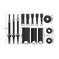 14 Pieces 9-23mm Bearing Removal Tool Kit High Hardness Inner Bearing Puller Set Long-Lasting Sturdy for Garage