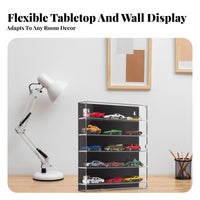 Acrylic Model Car Display Case Dustproof 1:32 Scale Car Storage Box Clear Model Display Box Easy Installation for Children