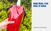 Foldable Hydration Water Bag, Soft Leakproof, For Outdoor, Cycling, Events