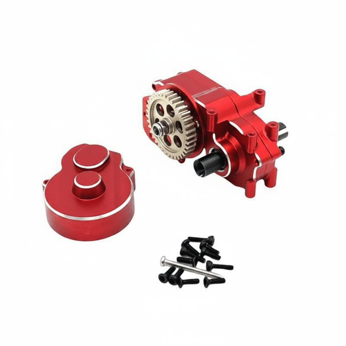 Metal Rear Gearbox Assembly Easy Installation RC Car Rear Gear Case