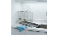 Bird Bathing Cage with Perch Portable Avian Enclosure Cage with Tray Stable for Small Birds, Travel