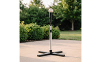Batting Tee Weighted Hitting Tee Training Stand Telescoping for Softball Players, Home Practice, Garage Workouts