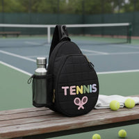 Single Shoulder Racket Bag Large Capacity Tennis Racket Backpack Extendable Side Pocket Pickleball Shoulder Bag for Women, Girls