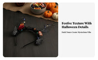 Halloween Branch Ed Branch Headband Festive Accessory Light up Branch Headband Eye-Catching Gothic Deer Branch Hairband for Women, Photo Shoots