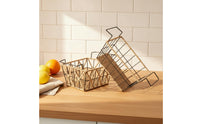 Designer Inspired Nordic Design Sundries Basket Hollow Design Woven Paper Rope Basket for Living Room, Bathroom, Desktop, Bedroom