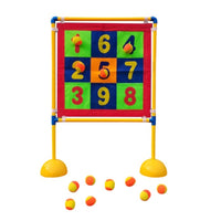 Sticky-Ball Target Board 12 Balls Sticky Ball Target Set Children's Play Equipment Outdoor Hand-Eye Coordination