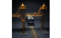 HO Scale Fuel Structure Industrial Oil Structure Miniature Railway Model with Ladder for Hobbyists