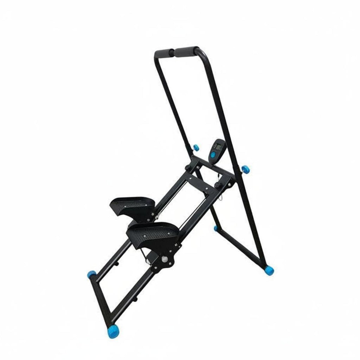 Home Fitness Climber Non-Slip Pedals Stair Stepper Machine Adjustable Height Vertical Climber