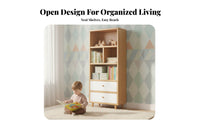 Unrestricted Combination sectional bookshelf DIY Configuration sectional Shelving Unit Easy Assembly bookshelf Sturdy for Book Lovers, Students, Homeowners, Study Room, Bedroom, Closet