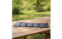 25W Solar Charger with 5 Panels Lightweight Foldable Solar Charger Slim Compact for Campers, Travelers, Camping, Hiking, Emergencies