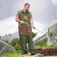 Waterproof Gardening Apron Sturdy Split-Leg Apron Heavy-Duty Flexible for Yard Work