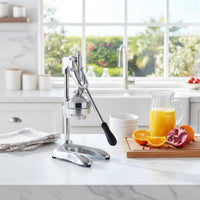 No Electricity Stainless Steel Hand Juicer Easy to Clean Orange Juicer High Yield Hand Crank Juice Press Rubber Feet