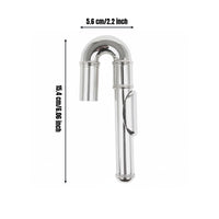 Silver Flute Head Joint Easier to Play Curved Flute Headjoint Better Control Musical Instrument Accessory for Beginners