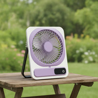 Portable Fan with Fold-out Stand Compact Personal Fan with Stand Slim Foldable for Students, Office, Dorm Room
