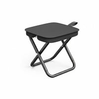 Ultralight & Compact Collapsible Pouch Stool Lightweight Backpacking Stool Folds Flat Portable Seat Easy to Set up for Travelers, Commuters, Queuing, Outdoors, Travel, Fishing