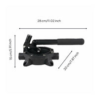 Manual Diaphragm Pump Portable Lifeboat Sewage Pump Heavy Duty Pumping Equipment for Boat Bilge, Emergency Situations