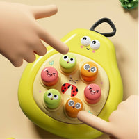 Button Board Early Learning Sensory Fidget Toy with Hanging Cord Handheld Tactile for Toddlers, Stroller, Car Seat