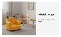 Cute Cartoon Design Plush creature Character Chair Supports Learning to Sit creatureShaped Floor Lounger Soft and Comfortable children's Furniture support for Toddlers, Preschoolers, Parents, literature Corner, Playroom, Bedroom, Living Room