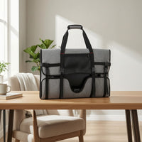 Display Carrying Bag Portable Display Carrying Case Padded with Pockets for Participants