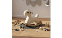 Rocking Horse Smooth Edges Young Child Rocking Toy for Indoor, Playroom