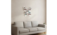 Butterfly Wall Shelf Openwork Butterfly Storage Rack Cute Display Shelf with Metal Frame for Bedroom