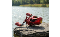 Low-Profile Baitcasting Reel Ultra-Light Low-Profile Casting Reel Baitcaster Metal Alloy Lightweight for Anglers