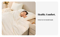 Soybean Fiber Quilt Moisture-Wicking Soybean Protein Filled Comforter for Adults