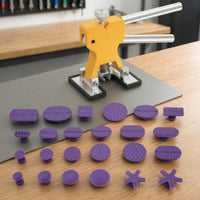 Adjustable Ding Puller with Repair Pads Manual Car Ding Puller Kit Metal Professional for Workshop