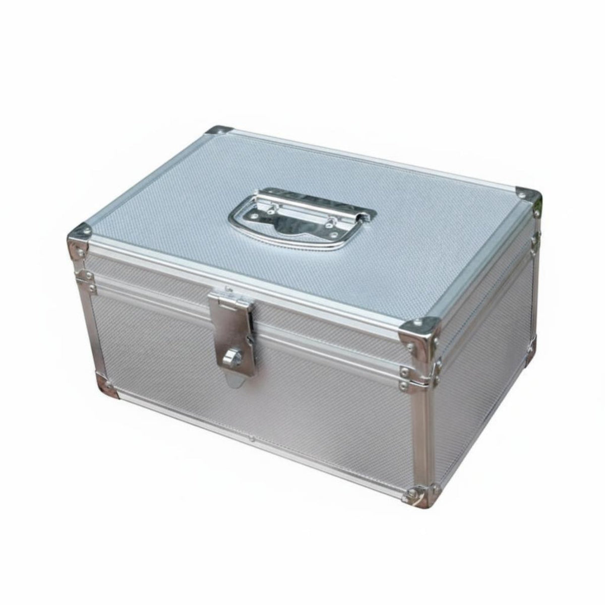 Multi-Functional Aluminum Combination Lock Box Large Capacity Combination Lock Box Sturdy Portable Security Case Sturdy Construction for Office Workers, Small Business Owners, Home, Travel, Workshop, School
