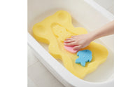 Baby Bath Sponge Contoured Bath Sponge with Bear Shape Baby Bathtub Cushion Foam Thick for Babies