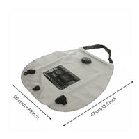 Large Capacity Solar Shower Bag Sturdy Portable Shower Bag Foldable for Travel