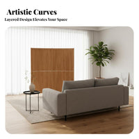 Nordic aesthetic Wavy Wooden Screen Minimalist Design Room separater Freestanding Privacy Separator Sculptural Form for Interior Designers, Office Workers, Business Owners, Bedroom, Studio Apartment, Restaurant, visual Background