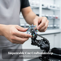 Rear Derailleur Pulley Wheel High Hardness Rear Derailleur Pulley Cycle Guide Wheel Effortless Shifting Bike Guide Wheel