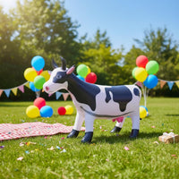 Inflatable Cow Lightweight PVC Inflatable Cow Indoor Outdoor Use Party Toy for Kids
