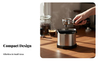 Sturdy Construction Espresso Knock Box Easy to Clean Coffee Puck Waste Container Splash-Proof for Home Coffee Enthusiast S, Kitchen Counter