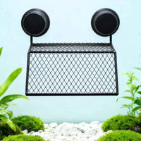 Wire Mesh Basking Dock Metal Frame Turtle Basking Platform Suction Cup Turtle Ramp