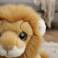 Realistic Lion Stuffed Soft Stuffed Lion Cuddly for Children