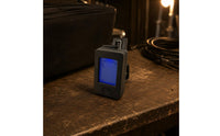 Display Screen Rectangular Clip-Attached Tuner Circular Power Button Electronic Clip-Attached Tuner Black Compact