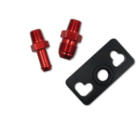 Fuel Rail Adapter with Fittings Aluminum Fuel Pressure Regulator Adapter Easy to Install High Strength for Car Tuners