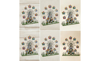 Musical Observation Wheel Vintage-Style Observation Wheel with Musical Box Nostalgic Ornament for Office