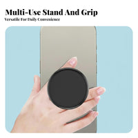 Anti-Drop Collapsible Ph Single Grip Single-Handed Use Spring-up Ph Single Holder Adjustable Angle for Mobile Device Users, Adults