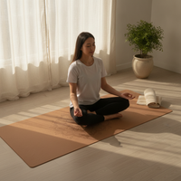 Extra Large Non-Slip Yoga Mat for Couples & Fitness, Thickened Sound-Insulating Exercise Mat for Home Workouts
