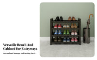 Space-Saving Design Padded Shoe Changing Stool Sturdy Metal Frame Padded Shoe Rack with Seat Soft Comfortable Cushion Entryway Bench Strong Load-Bearing for Apartment Dwellers, Homeowners, Families, Hallway, Mudroom, Bedroom, Closet